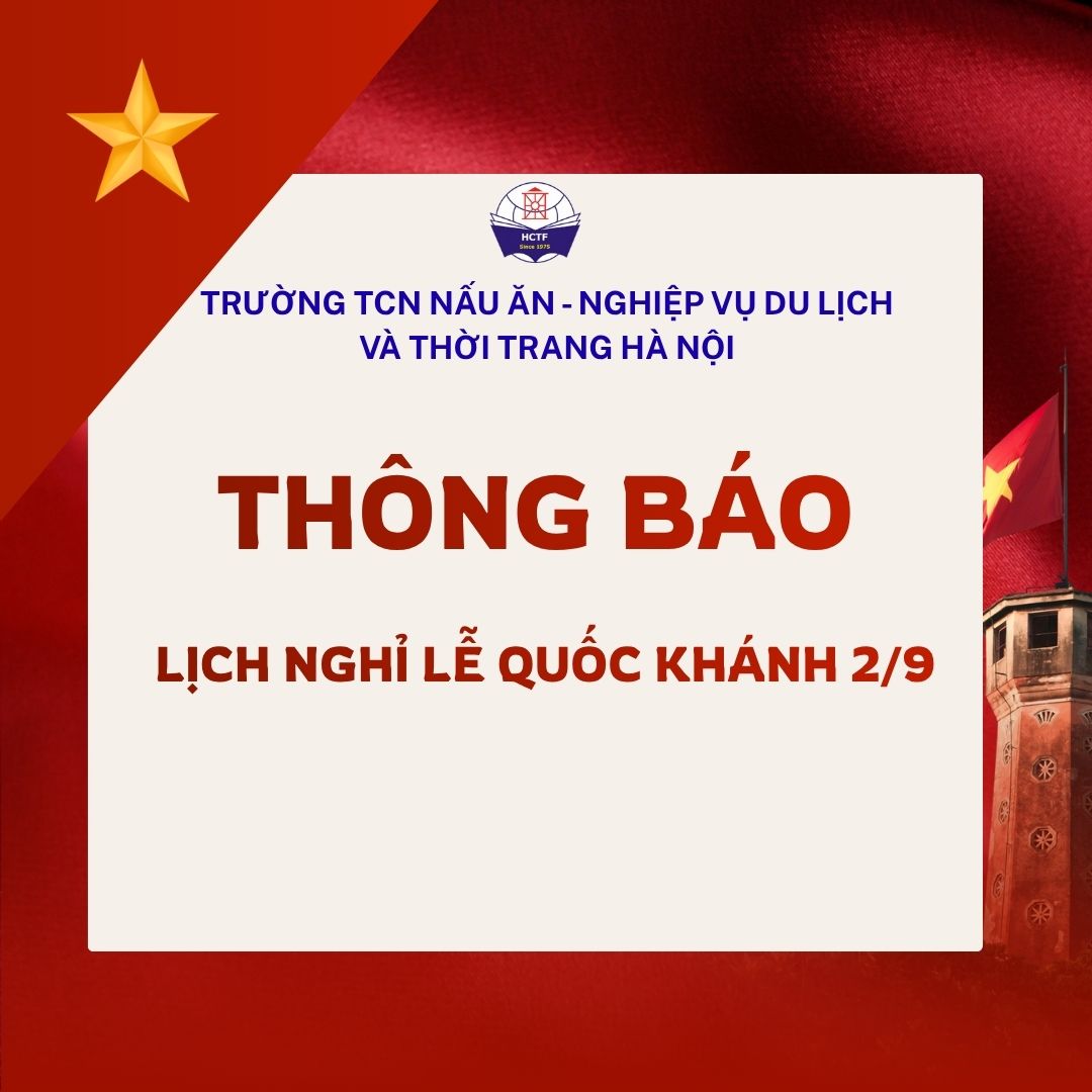 THÔNG BÁO NGHỈ LỄ QUỐC KHÁNH 02/9/2026